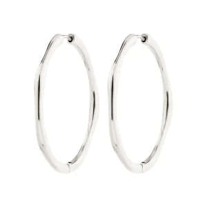 HAZE hoop earrings silver-plated
