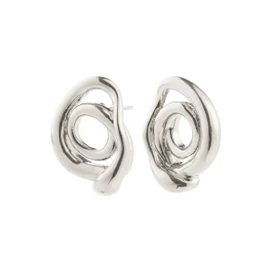 UNFOLD earrings silver-plated