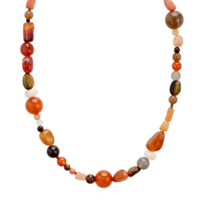 IRIS necklace gold-plated/multi