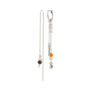 BETWEEN chain earrings silver-plated