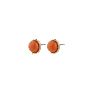 SENSE earrings gold-plated/aventurine