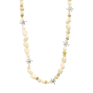 PRISM necklace white/silver-plated
