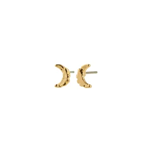 BETWEEN moon earrings gold-plated