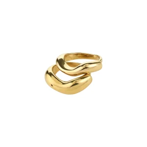 CALLAWAY rings 2-in-1 set, gold-plated