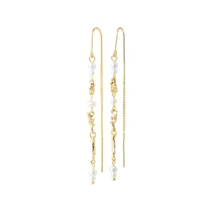 SLOAN chain earrings gold-plated