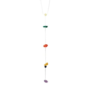 NARI Y-necklace silver-plated