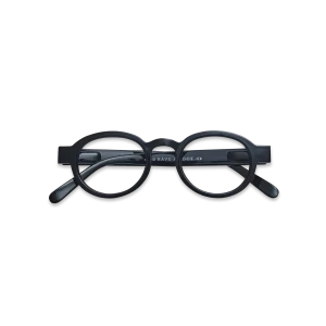 Läsglasögon Circle Twist - black
